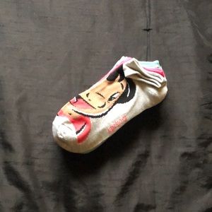 Lolol and stitch no-show socks